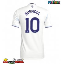 Camisa de Futebol Aston Villa Emiliano Buendia #10 Equipamento Alternativo Mulheres 2025-26 Manga Curta